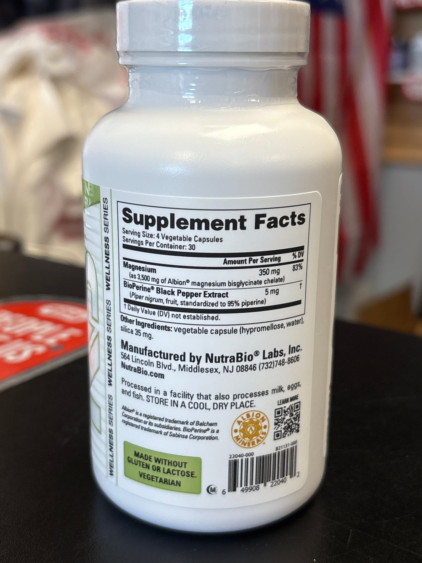 Nutrabio Magnesium Glycinate