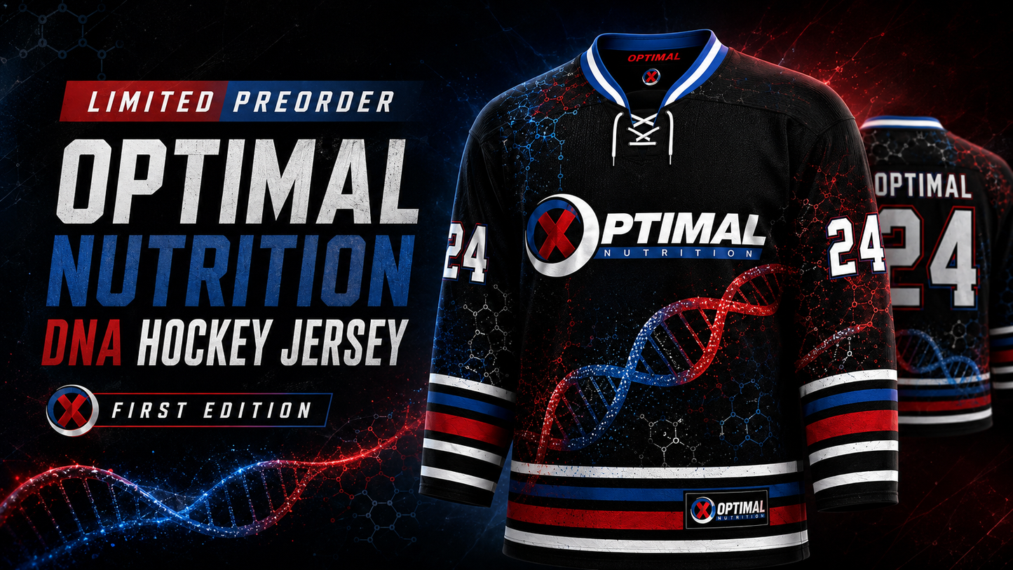 Optimal Nutrition "DNA" Hockey Jersey - LIMITED FIRST EDITION (estimed delivery OCT 15)