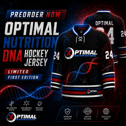 Optimal Nutrition "DNA" Hockey Jersey - LIMITED FIRST EDITION (estimed delivery OCT 15)