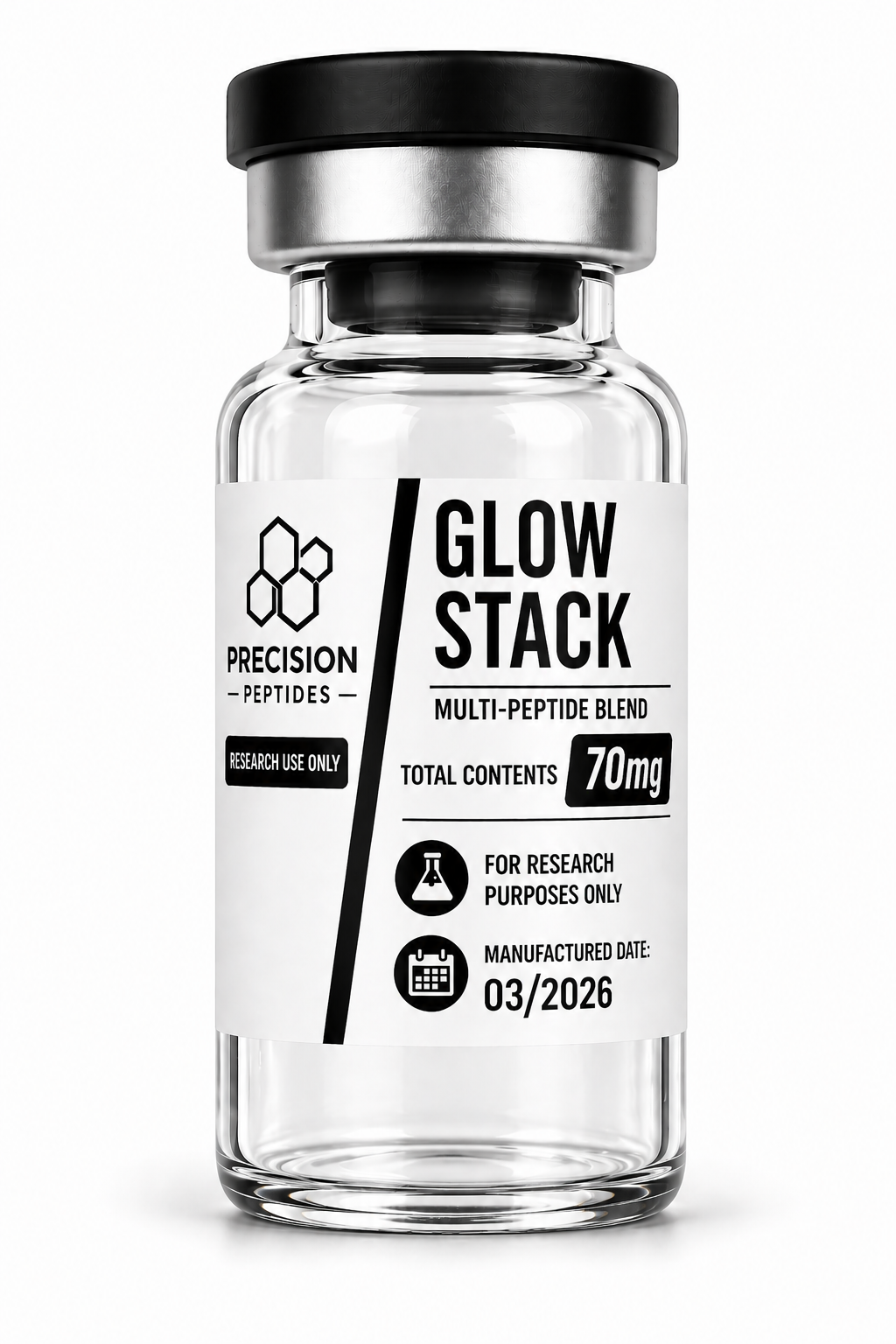 Precision peptides Glow Stack 70mg