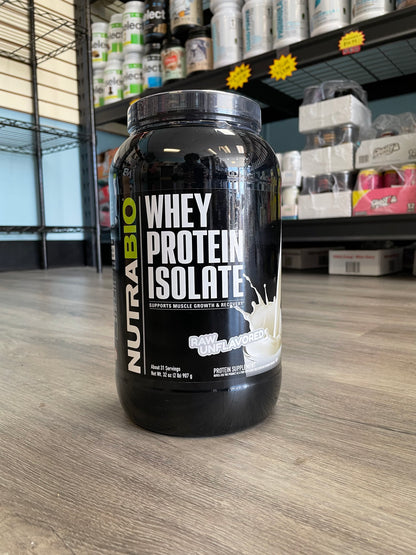Nutrabio Whey Protein Isolate 2lb