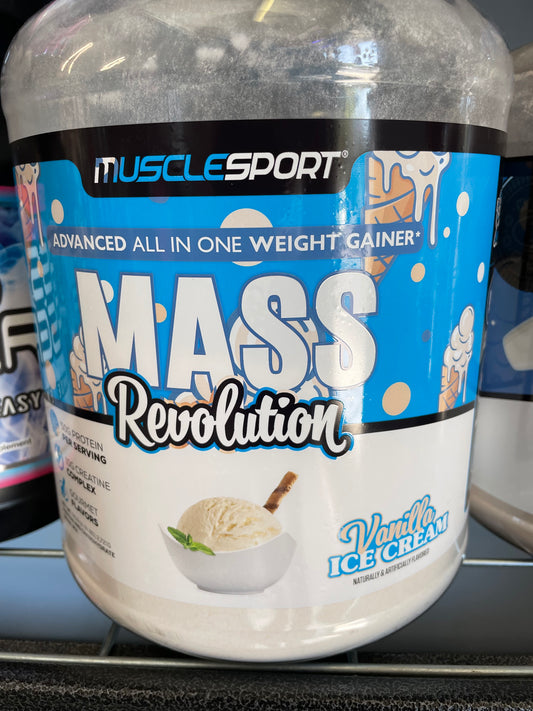Musclesport mass revolution 6lb strawberry bananna