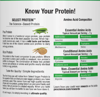 PEScience Select Vegan Protein