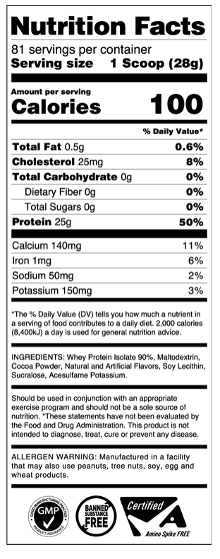 Whey labs isolate